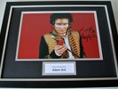 Adam Ant SIGNED FRAMED Photo Autograph 16x12 display 80's music memorabilia COA