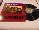 THE DOORS L.A.WOMAN DIE CUT COVER YELLOW INNER ELEKTRA 1971 PSYCH LP VG++ VG+