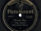 Blind Lemon Jefferson-Wartime Blues, Booger Rooger Blues-Paramount 78 RPM