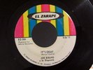 Tejano Soul 45 JOE BRAVO It's OK / Aunque Me Hagas Llorar EL ZARAPE EZ-384