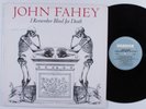 JOHN FAHEY I Remember Blind Joe Death VARRICK ROUNDER LP VG++