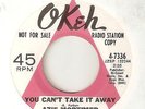 AZIE MORTIMER You Cant Take It Away OKEH PROMO CHICAGO  NORTHERN SOUL 45