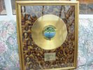 Status Quo Rare Gold Record Quo Live Album Framed