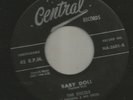 DOOWOP R&B -- EXCELS-  BABY DOLL / YOURE MINE FOREVER -HEAR BOTH -1957 CENTRAL