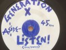 GENERATION X - YOUR GENERATION / LISTEN. WHITE LABEL 7