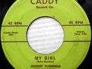 JOHNNY FLAMINGO sweet soul popcorn 45 MY GIRL I'LL SEE YOU IN MY DREAMS dm327