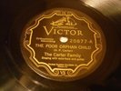 COUNTRY CARTER FAMILY The Poor Orphan Child / Wandering Boy VICTOR 20877