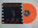 The Exploited–Live Lewd Lust LP 1996 Step-1 Music UK VG+ ORANGE VINYL  w/ INSERT
