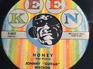 JOHNNY GUITAR WATSON R&B 45 Keen #4023 Deana Baby b/w Honey