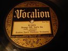 JAZZ ERSKINE TATE ORCH Stomp Off, Let's Go-42 / Static Strut VOCALION 15372