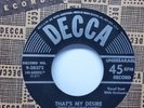 Louis Armstrong Velma Middleton That's My / Baby It's Cold 45 Vinyl Record 63v