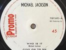 MICHAEL JACKSON - Who is it / RARE COSTA RICA RADIO PROMO 12´´ / CLEAN