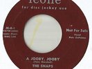 RARE Doo Wop 45 Promo The Snaps A Jooby Jooby / Something Walks