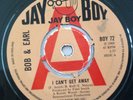 BOB & EARL - I CANT GET AWAY (BOBBY GARRETT) MONSTER OLDIE - LISTEN