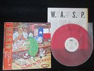 W.A.S.P Blind in Texas Japan Red Vinyl 12 inch Single Promo White Label WASP