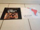 QUEEN THE COMPLETE WORKS INSERTS X 2  MAP AND BOOK  NR MINT FREE POSTAGE