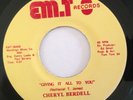 CHERYL BERDELL - GIVING IT ALL TO YOU - FALL IN LOVE - LISTEN