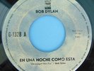 BOB DYLAN RARE MEXICAN SINGLE GAMMA LB ON A NIGHT LIKE THIS FROM PLANET WAVES LP