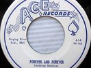 TONY MATTINA teen doowop 45 FOREVER & EVER WON'T YOU PROMISE ME YOUR LOVE e0114