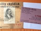Billy Chyldish (BILLY CHILDISH) A tribute to AE Housman Ltd Ed of 100 GOLD 10