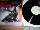 IRON MAIDEN LP UNLEASH THE BEAST BLACK WAX DJ JAPAN PROMO LONDON 80 JUDAS PRIEST