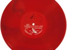 PHONYCORD Flexible RECORD 78 rpm RED Celluloid 1930 Eddy Walis Jazz Orchestra