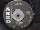 ETTA JAMES At Last / I Just Want To Make Love To You ARGO 5380 SOUL 45 VG+