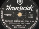 BILL HALEY   ROCKIN THROUGH THE RYE b/w HOT DOG BUDDY 78 RPM E+ EX PLUS GRADE