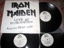 IRON MAIDEN Live At Donington RARE 1993 LTD ED UK ORIGINAL 1st PRESS 3x VINYL LP