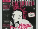 The Exploited - On Stage LP 1984 Japan Promo White Label G.B.H. Discharge w/ obi