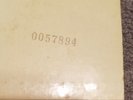 BEATLES WHITE ALBUM 2LP APPLE SWBO101 (1968 1st PRESS - VERY LOW NUMBER 0057894)