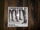 Condemned 84 The boots go marching in LP Oi Punk Rock o Rama