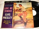 ELVIS PRESLEY - LOVE ME TENDER - CARD EP RCA 1956 1ST PRESS - VG++