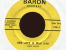 THE MILLER BROS. Her Love is True on Baron Ohio Bluegrass 45 Hear