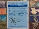 David Bowie Station to Station signed autograph Genesis book