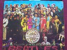 LOS BEATLES Sgt Pepper URUGUAY Odeon blue sky OPEN SIDE AT THE TOP NM- PROMO