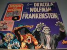 A Story Of Dracula, The Wolfman, And Frankenstein LP RECORD gatefold booklet OOP