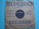 Rare COLEMAN HAWKINS Autographed 78 rpm Bluebird 