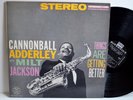 RARE JAZZ LP - CANNONBALL ADDERLEY w/ MILT JACKSON - THINGS ARE GETTING BETTER