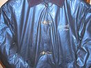 MADONNA FRENCH PROMO BLOUSON JACKET RAY OF LIGHT BLUE METALLIC RARE