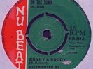 BUNNY & RUDDY On the Town + MONTY MORRIS Simple Simon UK 7” SKINHEAD REGGAE