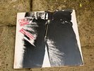 The Rolling Stones - Sticky Fingers Vinyl LP, 1971, Metal Zip, Insert