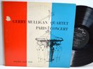RARE JAZZ LP -  GERRY MULLIGAN QUARTET - PARIS CONCERT Pacific Jazz 1210 DG