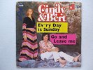 CINDY & BERT - EV'RY DAY IS SUNDAY / GO AND LEAVE ME 45 7'' PORTUGAL in english