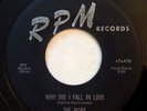 RPM 458 Jacks orig R&B/DooWop 45 Near Mint Why Did I Fall In Love
