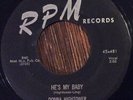 DONNA HIGHTOWER He's My Baby 45, Scarce 1956 ROCKABILLY RPM