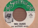 THE BROTHERS SEVEN: Them Changes 45 Good Luck Texas funk hear
