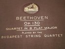 BEETHOVEN QUARTET IN B FLAT MINOR OP130 BUDAPEST STRING QUARTET HMV DB2239-2243