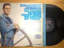 George Jones We Found Heaven Right Here On Earth At 4033  AUTOGRAPHED