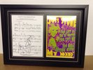 Joss Stone Hand Signed/Autographed Songsheet with a Poster and COA